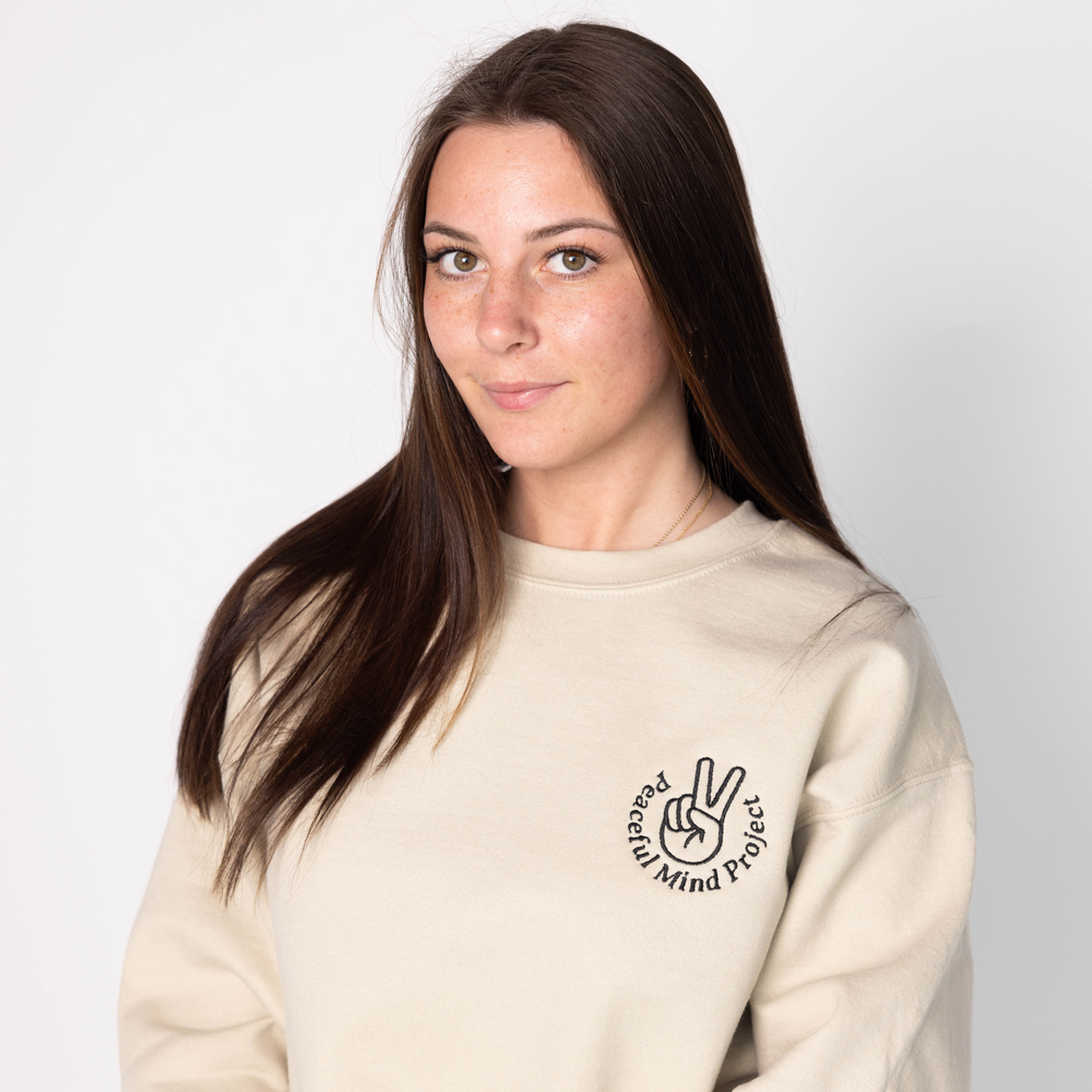 
                  
                    Crewneck Black Logo - Sand
                  
                