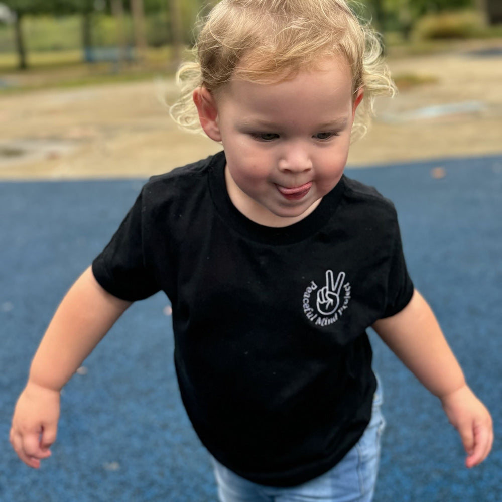 
                  
                    Kids Black Logo T-Shirt
                  
                