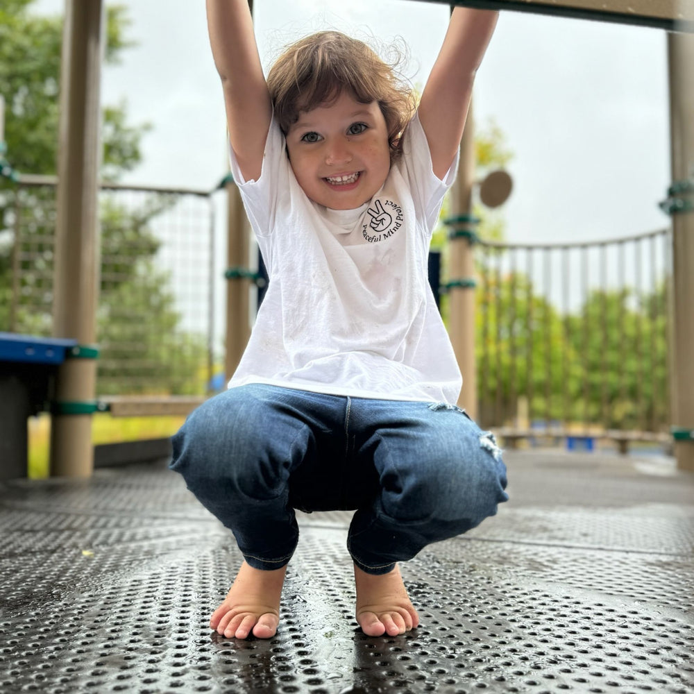 
                  
                    Kids White Logo T-Shirt
                  
                