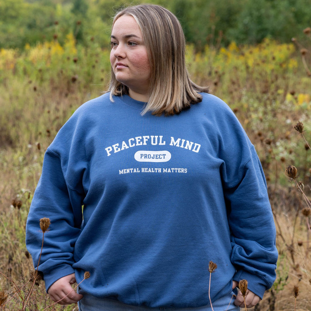 Peaceful Mind Project Crewneck - White