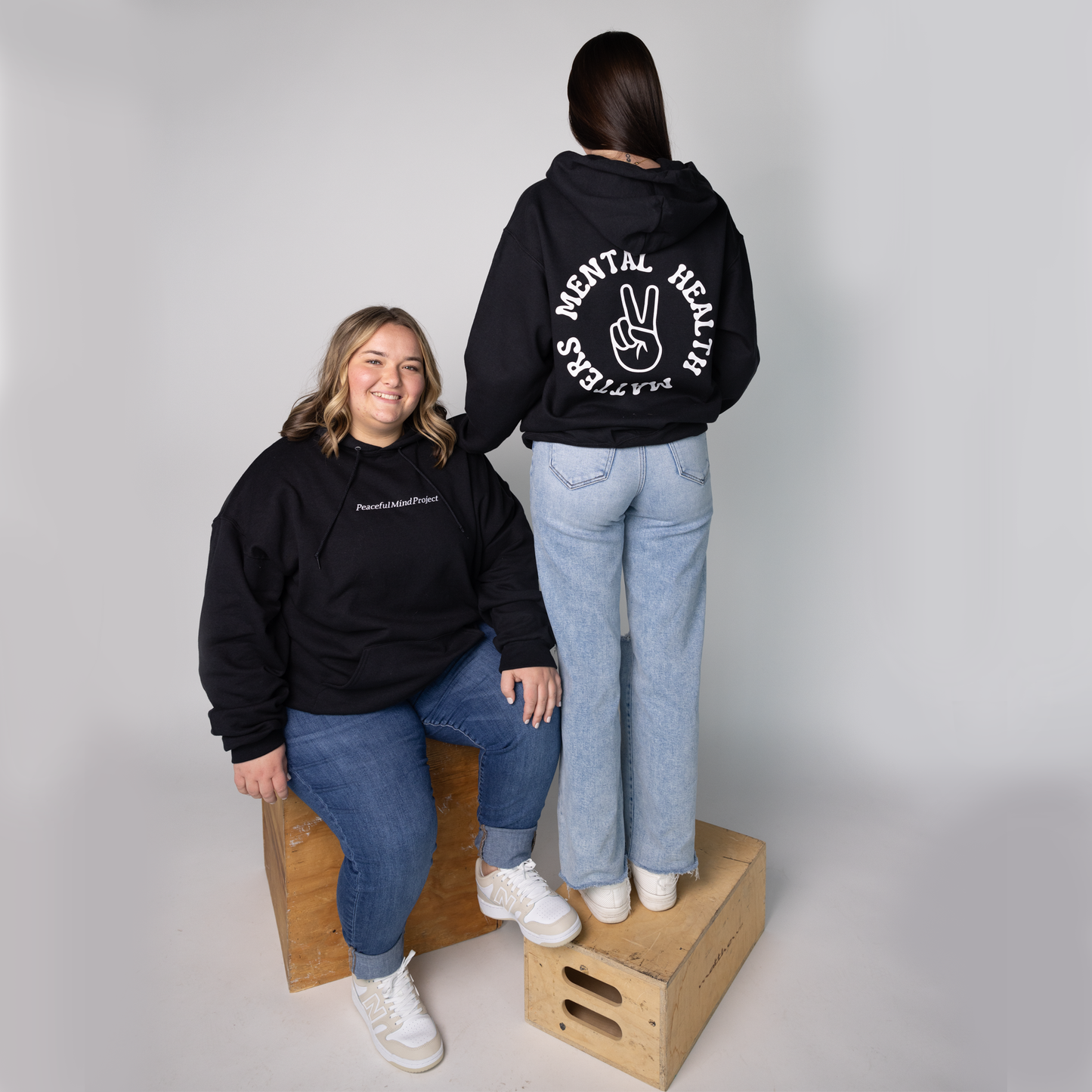 Mental Health Matters Hoodie - Black – Peaceful Mind Project Mental Health Matters Hoodie - Black – Peaceful Mind Project