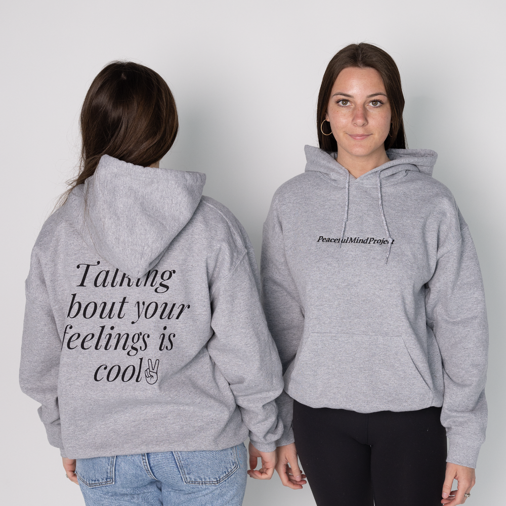 Talking About Your Feelings Is Cool Hoodie - Sport Gray